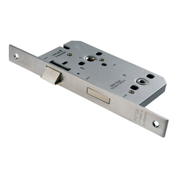 Eurospec - Bathroom Lock - Satin Stainless Steel - DLE7855WCSSS - Choice Handles