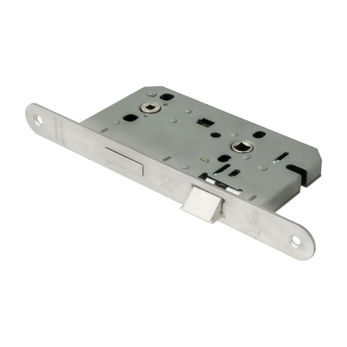 Eurospec - Bathroom Lock Radius - Satin Stainless Steel - DLE7855WCSSS/R - Choice Handles