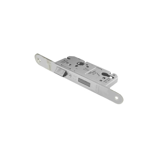 Eurospec - Easi-T Din Euro Profile Sashlock Radius, 60mm Backset  - Satin Stainless Steel DLS7260EPSSS/R - Choice Handles