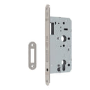 Eurospec - DIN Euro Deadlock-Satin Stainless Steel-Radius-55mm - Stainless Steel - DLX0055EPSSS/R - Choice Handles