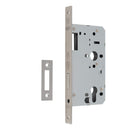 Eurospec - DIN Euro Deadlock-Satin Stainless Steel-Square-60mm - Stainless Steel - DLX0060EPSSS - Choice Handles
