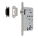 Eurospec - Din Latch-Satin Stainless Steel-Radius-60mm - Stainless Steel - DLX0060LSSS/R - Choice Handles