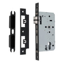 Eurospec - DIN Euro Sashlock-Matt Black-60mm-Square - Matt Black - DLX7260EPMB - Choice Handles