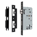Eurospec - DIN Euro Escape Lock-Matt Black-Square - Matt Black - DLX7260ESCMB - Choice Handles