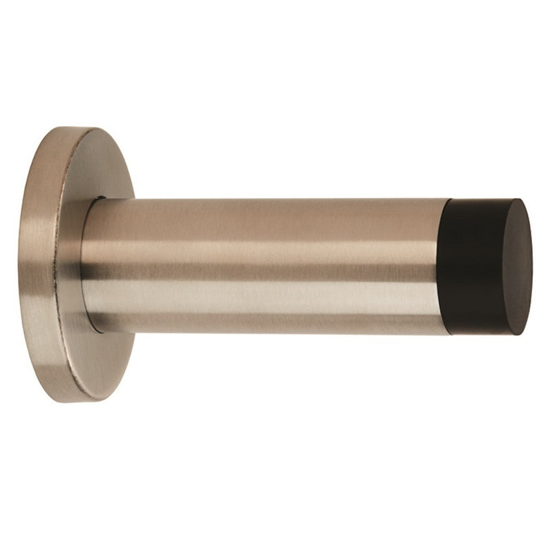 Eurospec - Steelworx Wall Mounted Door Stop 76mm - Satin Stainless Steel - DSW1016SSS - Choice Handles