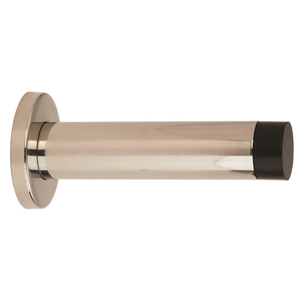 Eurospec - Steelworx Wall Mounted Door Stop 102mm - Bright Stainless Steel - DSW1017BSS - Choice Handles