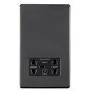 Eurolite Concealed 3mm Shaver Socket - Black Nickel - ECBNSHSB - Choice Handles