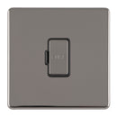 Eurolite Concealed 3mm 13Amp Unswitched Fuse Spur - Black Nickel - ECBNUSWFB - Choice Handles