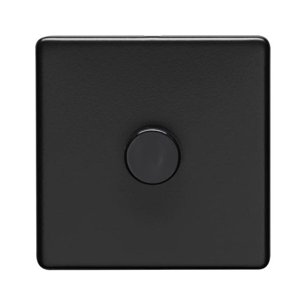 Eurolite Concealed 3mm 1 Gang Dimmer - Matt Black - ECMB1DLED - Choice Handles