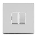 Eurolite Concealed 3mm 13Amp Switched Fuse Spur - Polished Chrome - ECPCSWFW - Choice Handles