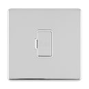 Eurolite Concealed 3mm 13Amp Unswitched Fuse Spur - Polished Chrome - ECPCUSWFW - Choice Handles
