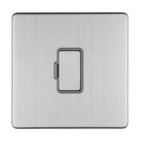Eurolite Concealed 3mm 13Amp Unswitched Fuse Spur - Stainless Steel - ECSSUSWFG - Choice Handles