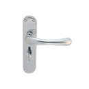 Manital - Ibra Lever on WC Backplate - Polished Chrome - EL13CP - Choice Handles