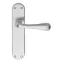 Manital - Astro Lever on Latch Backplate - Satin Chrome - EL22SC - Choice Handles