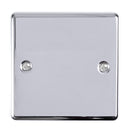 Eurolite Enhance Decorative Single Blank Plate - Polished Chrome - EN1BPC - Choice Handles