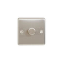 Eurolite Enhance Decorative 1 Gang Dimmer - Satin Stainless - EN1DLEDSS - Choice Handles