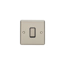 Eurolite Enhance Decorative 1 Gang Switch - Satin Stainless - EN1SWSSB - Choice Handles
