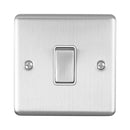 Eurolite Enhance Decorative 1 Gang Switch - Satin Stainless - EN1SWSSW - Choice Handles
