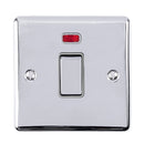Eurolite Enhance Decorative 20Amp Switch With Neon Indicator - Polished Chrome - EN20ASWNPCG - Choice Handles