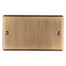 Eurolite Enhance Decorative Double Blank Plate - Antique - EN2BABB - Choice Handles