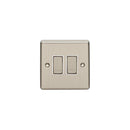Eurolite Enhance Decorative 2 Gang Switch - Satin Stainless - EN2SWSSW - Choice Handles