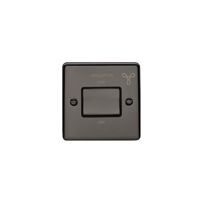 Eurolite Enhance Decorative Fan Switch - Black Nickel - ENFSWBNB - Choice Handles