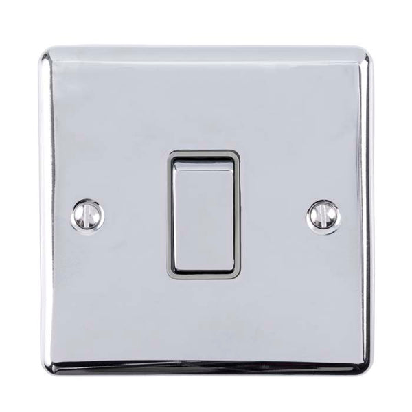 Eurolite Enhance Decorative Intermediate Switch - Polished Chrome - ENINTPCG - Choice Handles