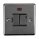 Eurolite Enhance Decorative Switched Fuse Spur With Neon Indicator - Black Nickel - ENSWFNBNB - Choice Handles