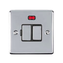Eurolite Enhance Decorative Switched Fuse Spur With Neon Indicator - Polished Chrome - ENSWFNPCB - Choice Handles