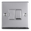 Eurolite Enhance Decorative Switched Fuse Spur - Polished Chrome - ENSWFPCG - Choice Handles