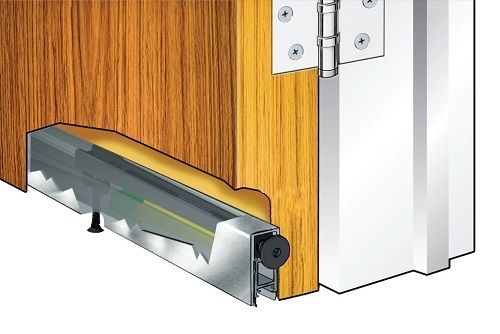Eurospec - Top (Mortice) 37 DB Range 1130mm. - Satin Anodised Aluminium - ES1208