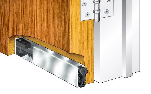 Eurospec - Plus (Mortice) 51 DB Range 930mm. - Satin Anodised Aluminium - ES1224