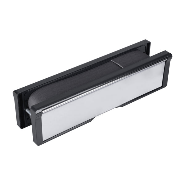 Eurospec  - Intumescent Letterbox Assemblies 254mm CP - Polished Chrome - ES301 - Choice Handles