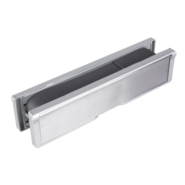 Eurospec  - Intumescent Letterbox Assemblies 305mm SSS - Satin Stainless Steel - ES309 - Choice Handles