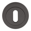 Carlisle Brass - Carlisle Brass Lock Escutcheon - Anthracite - EUL002ANT - Choice Handles