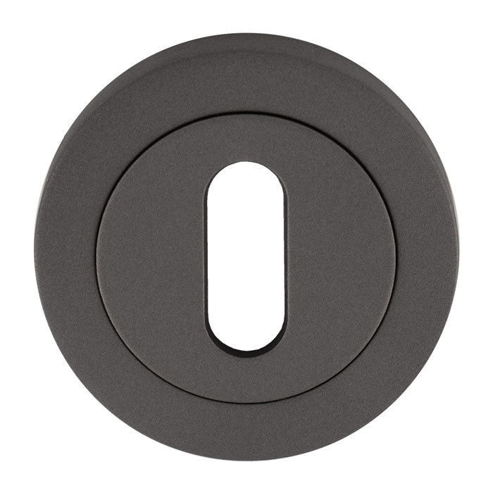 Carlisle Brass - Carlisle Brass Lock Escutcheon - Anthracite - EUL002ANT - Choice Handles