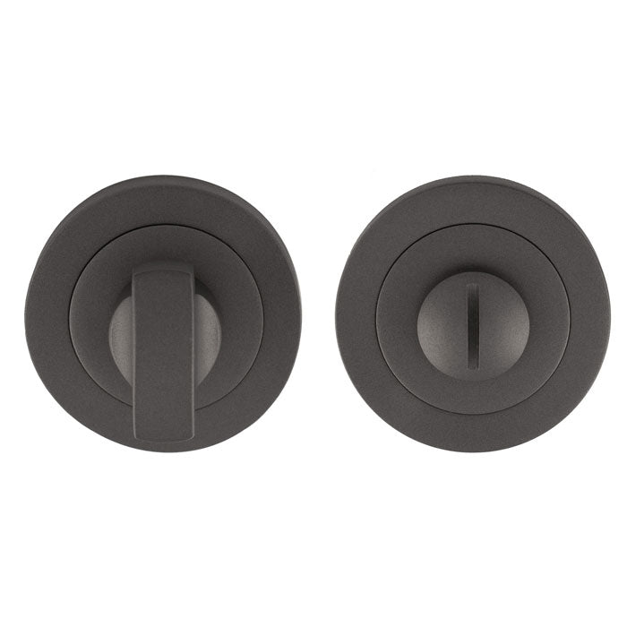Carlisle Brass - Turn & Release On Concealed Fix Round Rose - Anthracite - EUL004ANT