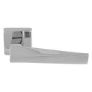 Bordo Lever On Concealed Fix Push-On Square Rose - Polished Chrome - EUL140CP - Choice Handles