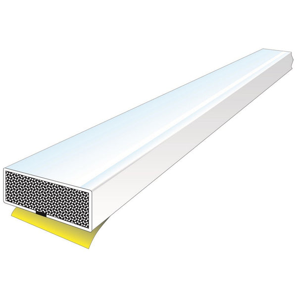 Carlisle Brass - Cb220 - Fire Door 5 X 1.05M - Single Plain Strips In One Small Pack (Fs151) - White - FDP104W