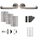 Eurospec - FDP Door Pack - Satin Stainless Steel - FDP1190SSS - Choice Handles