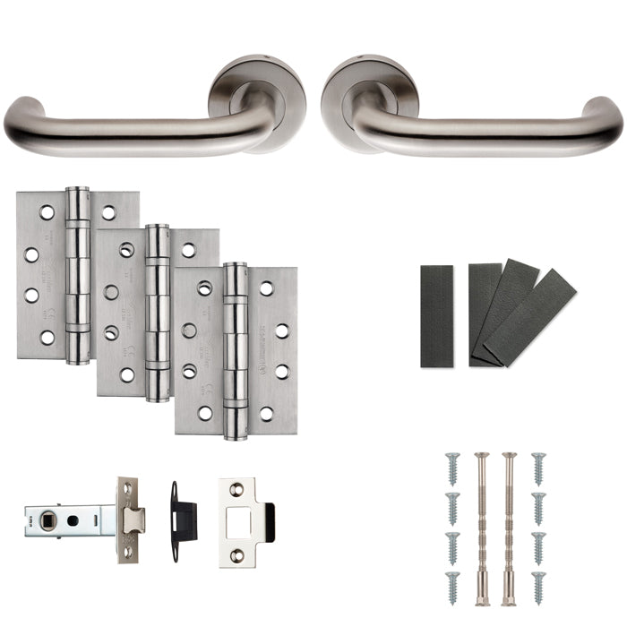 Eurospec - FDP Door Pack - Satin Stainless Steel - FDP1190SSS