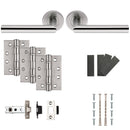 Eurospec - FDP Door Pack - Satin Stainless Steel - FDP1192SSS - Choice Handles