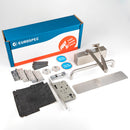 Eurospec - Commercial Fire Door Pack - Push/Pull Lockable - Satin Stainless Steel - FDPC1 - Choice Handles