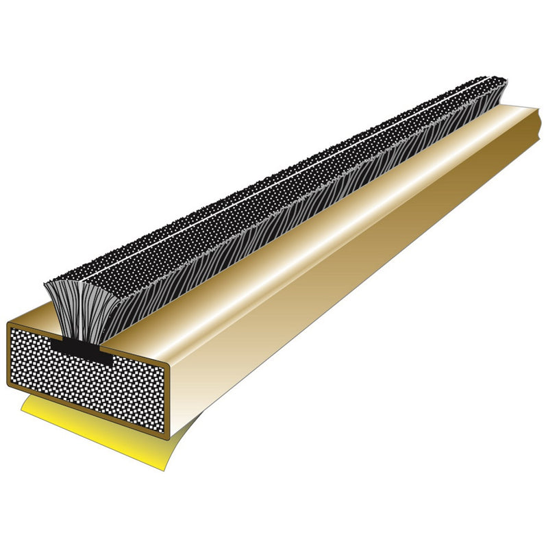 Carlisle Brass - Cb260 - Fire Door 5 X 1.05M - Smoke Single Strips In One Small Pack (Fs153) - Brown - FDPS104B