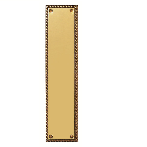 Carlisle Brass - Georgian - Finger Plate  - Polished Brass - FG10