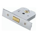 Eurospec - Flat Deadlock 76mm - Satin Chrome Plated - FLD8030SCP - Choice Handles