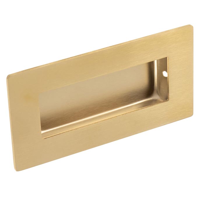 Eurospec - Flush Pull 100 x 50mm - Satin PVD - FPH1000SPVD