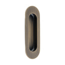 Eurospec - Radius Flush Pull - Antique Brass - FPH1001AB - Choice Handles