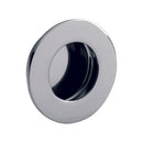 Eurospec - Circular Flush Pull - Bright Stainless Steel - FPH1002BSS - Choice Handles
