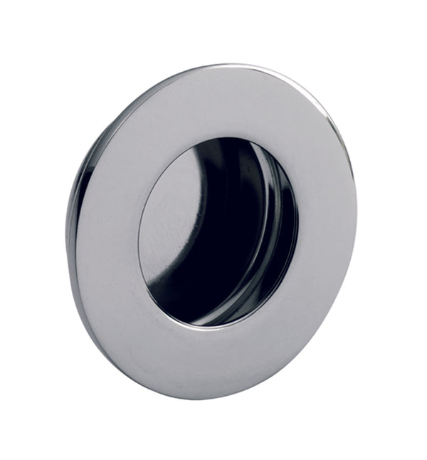 Eurospec - Circular Flush Pull - Bright Stainless Steel - FPH1002BSS